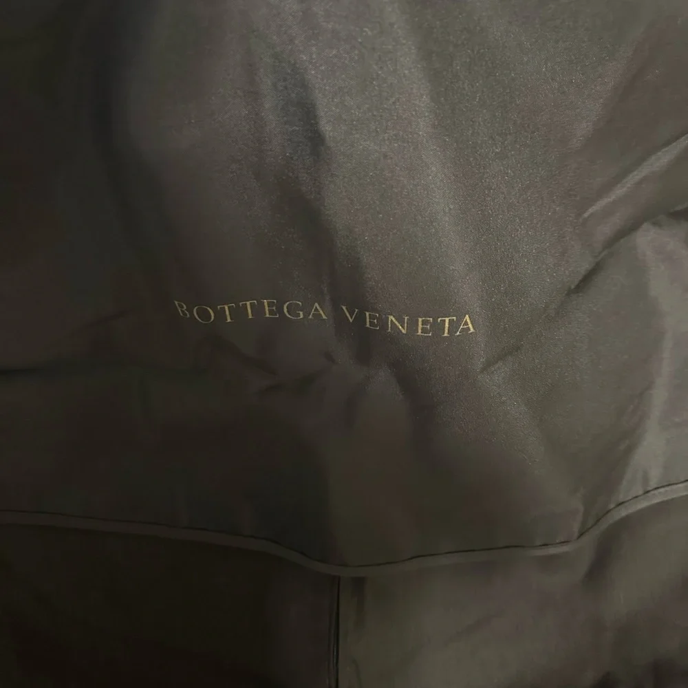 Bottega Veneta Brown and Gold Garment Bag